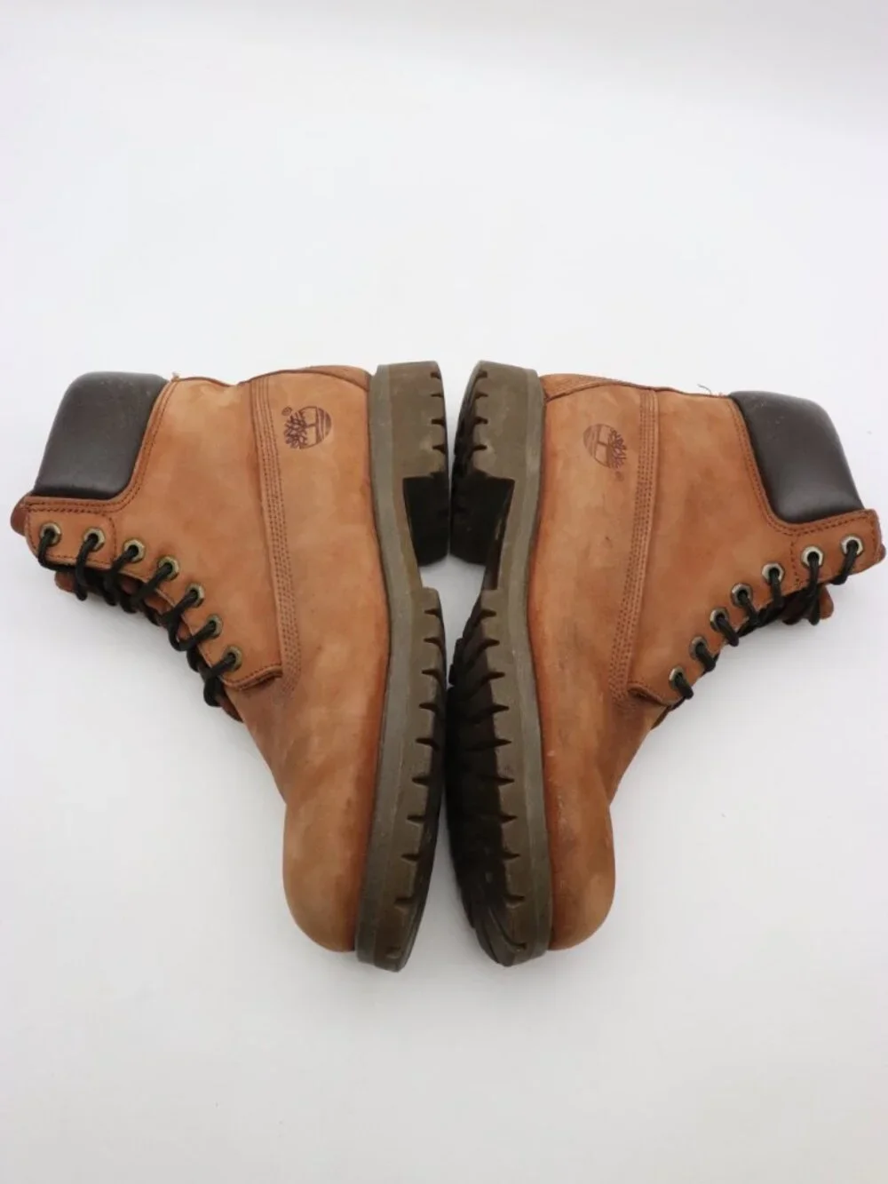 Timberland 6” Premium Waterproof Men’s 9 M Brown Nubuck Leather Boots Made USA